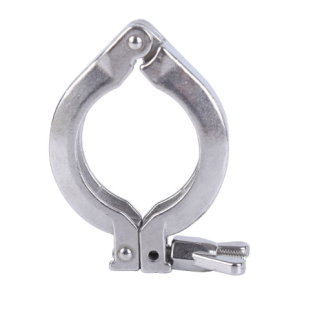 Stainless steel single-pin vacuum clamp